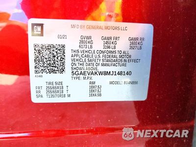 Zdjęcie 13 z 13 samochodu: 2021 BUICK ENCLAVE ESSENCE VIN:5GAEVAKW8MJ148140 - miniatura