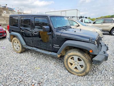 Czwarte zdjęcie samochodu z boku: 2014 JEEP WRANGLER UNLIMITED SPORT VIN:1C4BJWDG6EL321420 - miniatura