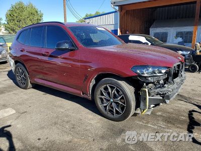 Czwarte zdjęcie samochodu z boku: 2023 BMW X3 M40I VIN:5UX83DP09P9S91531 - miniatura