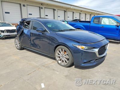 Czwarte zdjęcie samochodu z boku: 2021 MAZDA 3 PREFERRED VIN:3MZBPACL1MM201437 - miniatura