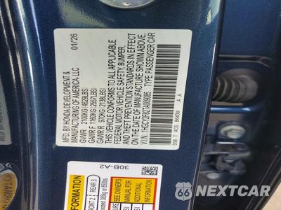 Zdjęcie 12 z 12 samochodu: 2026 HONDA ACCORD TOURING HYBRID VIN:1HGCY2F82TA009085 - miniatura