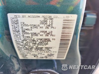 Zdjęcie 13 z 13 samochodu: 2001 NISSAN XTERRA XE-V6 VIN:5N1ED28Y31C518731 - miniatura