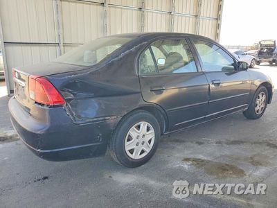 Trzecie zdjęcie samochodu z tyłu: 2003 HONDA CIVIC LX VIN:2HGES16593H623952 - miniatura