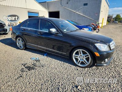 Czwarte zdjęcie samochodu z boku: 2008 MERCEDES-BENZ C 350 VIN:WDDGF56X68R030051 - miniatura