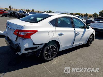 Trzecie zdjęcie samochodu z tyłu: 2017 NISSAN SENTRA SV VIN:3N1AB7AP5HL664833 - miniatura