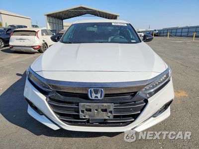 Piąte zdjęcie samochodu w środku: 2022 HONDA ACCORD HYBRID SPORT VIN:1HGCV3F27NA032052 - miniatura