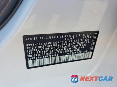 Zdjęcie 12 z 12 samochodu: 2017 VOLKSWAGEN JETTA S VIN:3VW2B7AJXHM294628 - miniatura