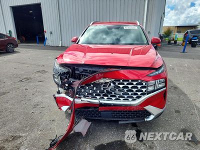 Piąte zdjęcie samochodu w środku: 2021 HYUNDAI SANTA FE SEL VIN:5NMS24AJ5MH333088 - miniatura