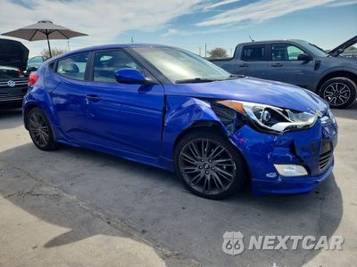 Czwarte zdjęcie samochodu z boku: 2013 HYUNDAI VELOSTER RE MIX VIN:KMHTC6AD7DU135799 - miniatura