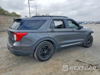 Trzecie zdjęcie samochodu z tyłu: 2020 FORD EXPLORER XLT VIN:1FMSK7DH5LGB47403 - miniatura