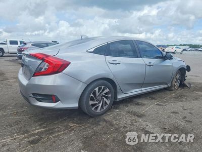 Trzecie zdjęcie samochodu z tyłu: 2017 HONDA CIVIC EX VIN:19XFC2F73HE016505 - miniatura