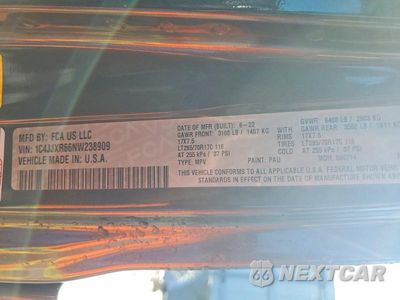Zdjęcie 13 z 13 samochodu: 2022 JEEP WRANGLER UNLIMITED RUBICON 4XE VIN:1C4JJXR66NW238909 - miniatura