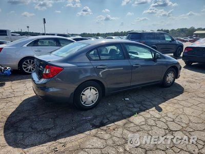 Trzecie zdjęcie samochodu z tyłu: 2012 HONDA CIVIC HF VIN:2HGFB2F64CH322511 - miniatura