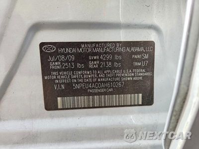 Zdjęcie 12 z 12 samochodu: 2010 HYUNDAI SONATA SE VIN:5NPEU4AC0AH610267 - miniatura