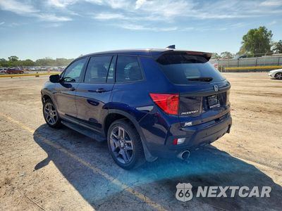 Drugie zdjęcie samochodu z przodu: 2023 HONDA PASSPORT EXL VIN:5FNYF8H5XPB030652 - miniatura