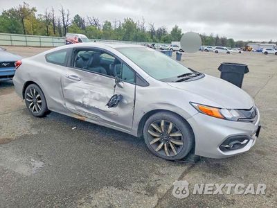 Czwarte zdjęcie samochodu z boku: 2014 HONDA CIVIC EXL VIN:2HGFG3B06EH500088 - miniatura