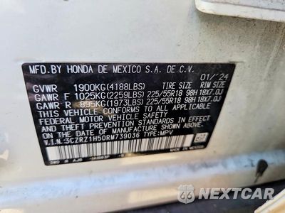 Zdjęcie 14 z 14 samochodu: 2024 HONDA HR-V SPORT VIN:3CZRZ1H50RM739036 - miniatura
