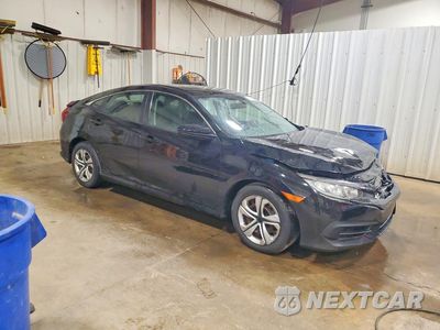 Czwarte zdjęcie samochodu z boku: 2018 HONDA CIVIC LX VIN:2HGFC2F57JH601288 - miniatura