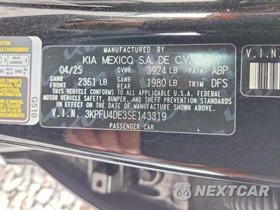 Zdjęcie 12 z 12 samochodu: 2025 KIA K4 EX VIN:3KPFU4DE3SE143319 - miniatura
