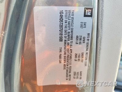 Zdjęcie 12 z 12 samochodu: 2007 BUICK LUCERNE CXL VIN:1G4HD57287U181908 - miniatura