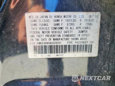 Zdjęcie 13 z 13 samochodu: 2010 HONDA FIT SPORT VIN:JHMGE8H4XAC028201 - miniatura