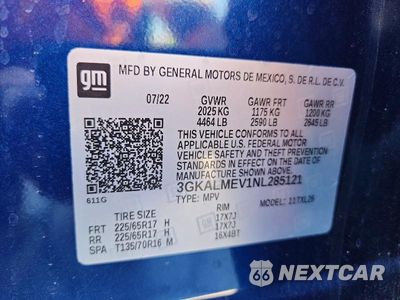 Zdjęcie 13 z 13 samochodu: 2022 GMC TERRAIN SLE VIN:3GKALMEV1NL285121 - miniatura