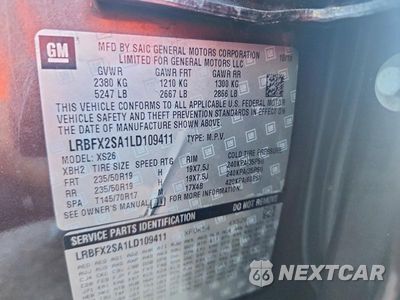 Zdjęcie 14 z 14 samochodu: 2020 BUICK ENVISION ESSENCE VIN:LRBFX2SA1LD109411 - miniatura
