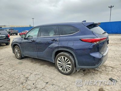 Drugie zdjęcie samochodu z przodu: 2022 TOYOTA HIGHLANDER HYBRID PLATINUM VIN:5TDEBRCH2NS084204 - miniatura