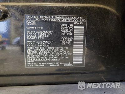 Zdjęcie 12 z 12 samochodu: 2018 NISSAN ROGUE SV VIN:KNMAT2MV3JP595559 - miniatura