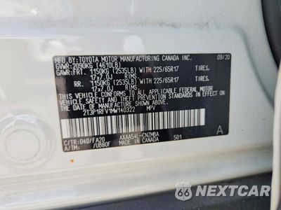 Zdjęcie 13 z 13 samochodu: 2021 TOYOTA RAV4 XLE VIN:2T3P1RFV1MW140322 - miniatura