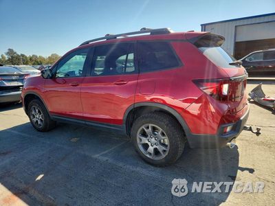 Drugie zdjęcie samochodu z przodu: 2024 HONDA PASSPORT TRAIL SPORT VIN:5FNYF8H68RB009584 - miniatura