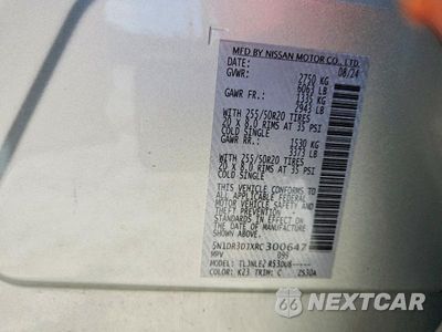 Zdjęcie 13 z 13 samochodu: 2024 NISSAN PATHFINDER PLATINUM VIN:5N1DR3DJXRC300647 - miniatura