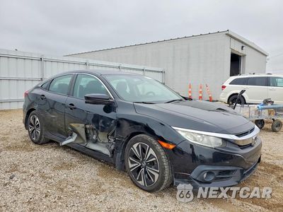 Czwarte zdjęcie samochodu z boku: 2017 HONDA CIVIC EX VIN:19XFC1F33HE024224 - miniatura
