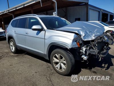 Czwarte zdjęcie samochodu z boku: 2019 VOLKSWAGEN ATLAS SE VIN:1V2UR2CA3KC548954 - miniatura