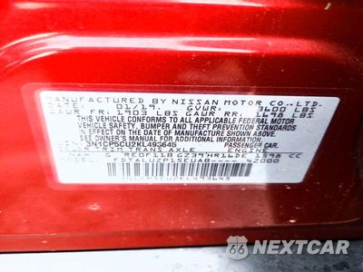 Zdjęcie 13 z 13 samochodu: 2019 NISSAN KICKS SR VIN:3N1CP5CU2KL493645 - miniatura