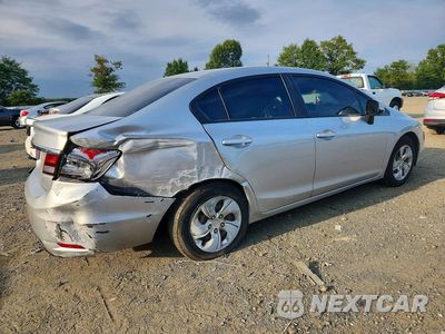 Trzecie zdjęcie samochodu z tyłu: 2013 HONDA CIVIC LX VIN:2HGFB2F57DH600830 - miniatura