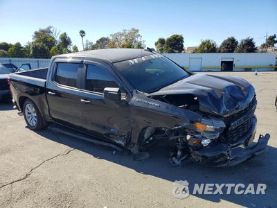 Czwarte zdjęcie samochodu z boku: 2020 CHEVROLET SILVERADO C1500 CUSTOM VIN:3GCPWBEH1LG135396 - miniatura