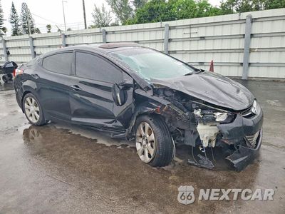 Czwarte zdjęcie samochodu z boku: 2013 HYUNDAI ELANTRA LIMITED VIN:KMHDH4AE3DU697329 - miniatura