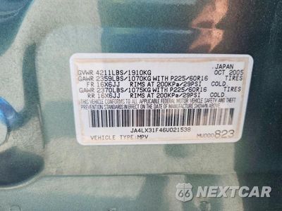 Zdjęcie 13 z 13 samochodu: 2006 MITSUBISHI OUTLANDER LS VIN:JA4LX31F46U021538 - miniatura