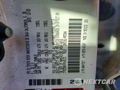 Zdjęcie 12 z 12 samochodu: 2023 TOYOTA TACOMA TRD OFF-ROAD VIN:3TMDZ5BN1PM145133 - miniatura