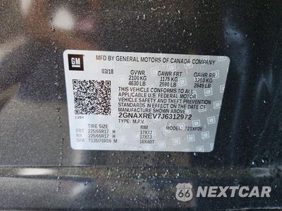 Zdjęcie 13 z 13 samochodu: 2018 CHEVROLET EQUINOX LS VIN:2GNAXREV7J6312972 - miniatura