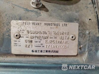Zdjęcie 12 z 12 samochodu: 2001 SUBARU LEGACY OUTBACK LIMITED VIN:4S3BH686717601248 - miniatura