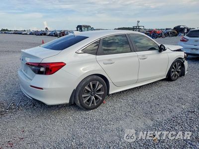 Trzecie zdjęcie samochodu z tyłu: 2022 HONDA CIVIC EX VIN:JHMFE1F76NX003035 - miniatura