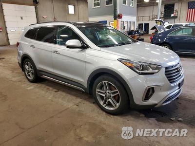 Czwarte zdjęcie samochodu z boku: 2017 HYUNDAI SANTA FE LIMITED ULTIMATE VIN:KM8SRDHF6HU211850 - miniatura
