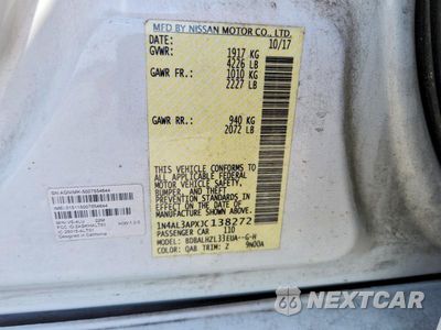 Zdjęcie 12 z 12 samochodu: 2018 NISSAN ALTIMA 2.5 SR VIN:1N4AL3APXJC138272 - miniatura