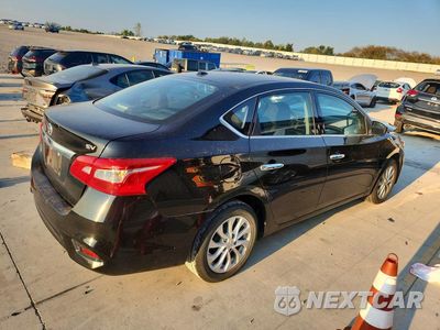 Trzecie zdjęcie samochodu z tyłu: 2019 NISSAN SENTRA SV VIN:3N1AB7AP8KL611552 - miniatura