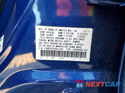 Zdjęcie 12 z 12 samochodu: 2016 ACURA ILX PREMIUM VIN:19UDE2F80GA010545 - miniatura