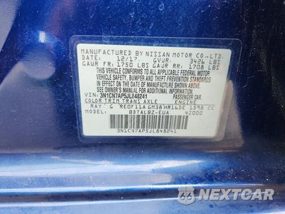 Zdjęcie 12 z 12 samochodu: 2018 NISSAN VERSA SV VIN:3N1CN7AP5JL848241 - miniatura
