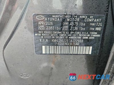Zdjęcie 12 z 12 samochodu: 2026 HYUNDAI SONATA HYBRID BLUE VIN:KMHL24JJ9TA172933 - miniatura