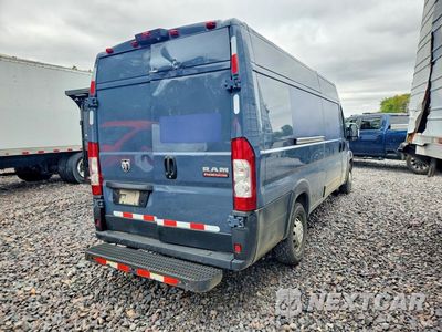 Trzecie zdjęcie samochodu z tyłu: 2020 RAM PROMASTER 3500 DELIVERY VAN VIN:3C6URVJG6LE144588 - miniatura